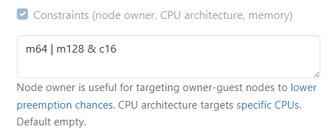 Constraints Usage Example