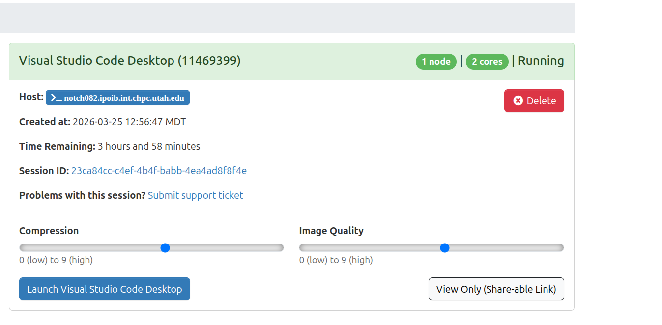 Launch Visual Studio Code Desktop