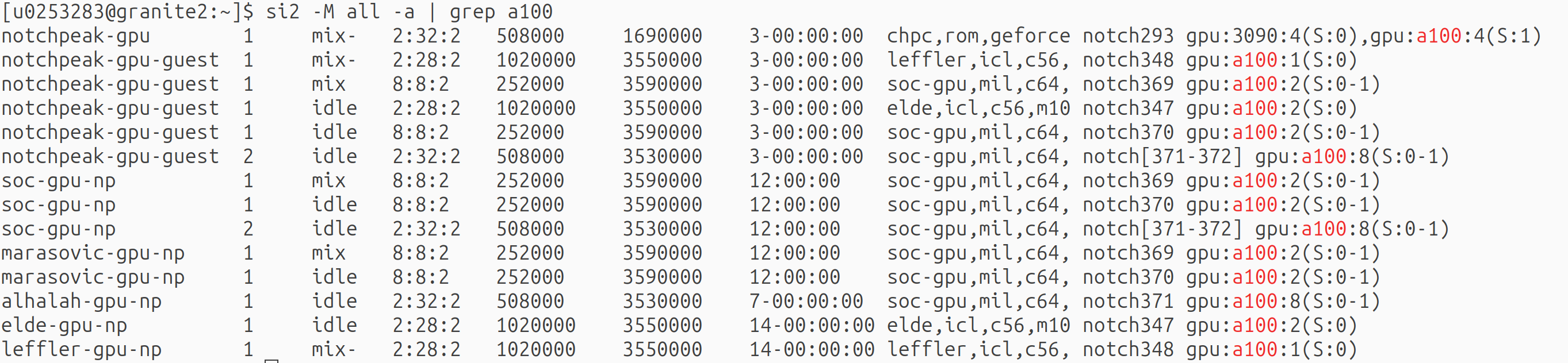 Use si2 to detect gpus of a certain type